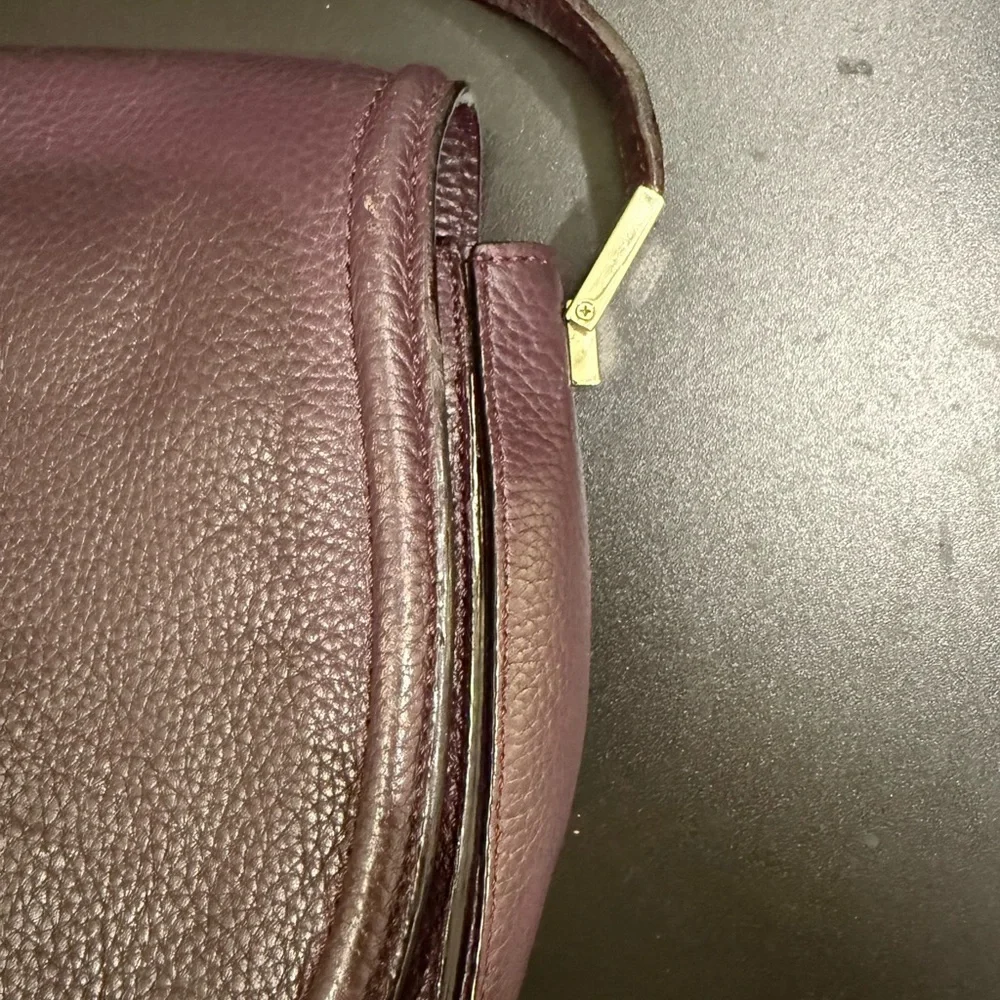 Kate Spade Plum Leather Satchel